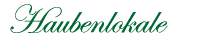 Haubenlokale
