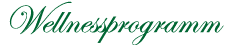 Wellnessprogramm